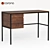Modern Pontes Desk: Stylish and Functional 3D model small image 1