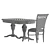 Classic Caesar 3 Dining Set 3D model small image 6