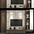 Modern Wood Cabinet 0158 3D model small image 1