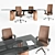 Galassia Collection: Chairs and Table 3D model small image 4
