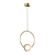 Mairin Pendant Lamp - Elegant Glass and Brass Lighting 3D model small image 2