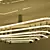 Contemporary LED Chandelier with Dimming 3D model small image 3