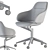 ErgoFlex Office Chair Set 3D model small image 4