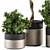  Modern Pot Plant Set - Outdoor 272 3D model small image 4