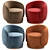 Elegant Fendi Casa Armchair 3D model small image 2