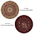 6pc Round Rugs Set 3D model small image 4