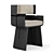 Arna Collection: Lecorce Dining Chair 3D model small image 1