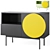 Farda Chest of Drawers: Stylish and Functional 3D model small image 5