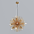 Elegant Italian Hanging Chandelier - Lussole LSP-8334 3D model small image 1