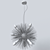 Elegant Italian Hanging Chandelier - Lussole LSP-8334 3D model small image 3