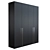 Sleek Illuminated Wardrobe 3D model small image 1