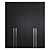 Sleek Illuminated Wardrobe 3D model small image 2