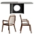 Elegant Febe Dining Set 3D model small image 2