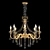 Crystal Cascade Pendant Lamp 3D model small image 1