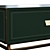 Title: Arabel Gold Console with Drawers 3D model small image 4
