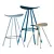 ENEA Coma 4L Stool - Lightweight and Stylish Seating Solution 3D model small image 2
