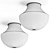 Randi Flush Mount Ceiling Lamp: Sleek and Stylish Lighting 3D model small image 2