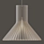 Eco-Style Wooden Pendant Lamp 3D model small image 3