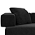 Luxurious Fendi Truman Sofa 3D model small image 4