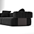 Luxurious Fendi Truman Sofa 3D model small image 5