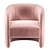 Elegant Ambra Armchair: Italian Design 3D model small image 2