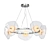 Ethereal Smoky Chandelier 3D model small image 1