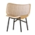 Stylish Hay Dapper Lounge Chairs 3D model small image 1