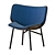 Stylish Hay Dapper Lounge Chairs 3D model small image 5