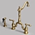 Rustic Elegance: Waterstone & Kingston Faucets 3D model small image 4