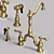 Rustic Elegance: Waterstone & Kingston Faucets 3D model small image 9