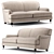 Luxury Furniture: Howard Sofa & Chair 3D model small image 1