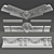 Elegant Gypsum Cornices: Sabur 3D model small image 1