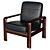 Director's Delight: Dyrlund 8405 Armchair 3D model small image 1