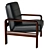 Director's Delight: Dyrlund 8405 Armchair 3D model small image 2