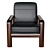 Director's Delight: Dyrlund 8405 Armchair 3D model small image 4