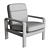 Director's Delight: Dyrlund 8405 Armchair 3D model small image 6