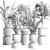 Title: Handmade Metal Vase Indoor Plant Collection 3D model small image 7