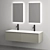 Sleek 1400mm Bath Vanity 3D model small image 4