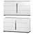 Mara Italian Chest of Drawers: Stylish Storage Solution 3D model small image 1