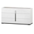 Mara Italian Chest of Drawers: Stylish Storage Solution 3D model small image 3