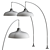 Minimalist Arch Table Lamp 3D model small image 2