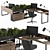 Elegant Office Set 46 - Boost Workplace Efficiency! 3D model small image 1