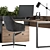 Elegant Office Set 46 - Boost Workplace Efficiency! 3D model small image 5