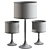 Trumpet Lamp: Sleek Table Lighting 3D model small image 2