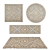 Versatile Rug Collection: VRayFur & Displacement 3D model small image 1