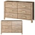 Ambrosh Chest of Drawers: Stylish and Functional 3D model small image 1