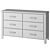 Ambrosh Chest of Drawers: Stylish and Functional 3D model small image 2