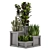 Outdoor Greenery Set: Bush and Tree - Garden Set 3D model small image 6