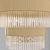 Elegant Glass Chandelier - ST Luce Contatto 3D model small image 3