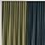 Modern Polygonal Curtain Model 3D model small image 7